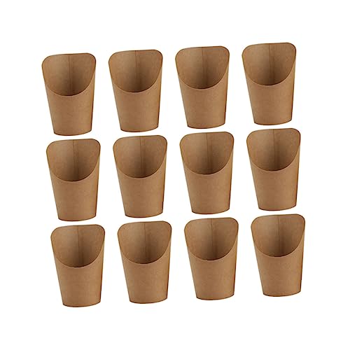 Homoyoyo Fry Bags Fry Holder Reusable Food Storage Bags 50pcs Snack Packaging Box