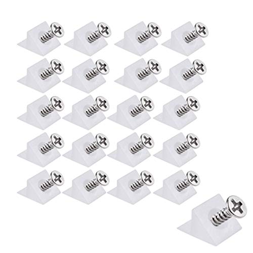 Concisea 100 Piezas Cuñas de Reparación para Cajón, Cajón Inferior para Reparación, para Librerías, para Cajón parte inferior muebles Colgar Fondos de Cajones de reparación cuñas Cover