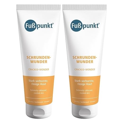 Fußpunkt SchRonde Wunder - intensieve voetverzorging voor sterk verhoornde gebarsten huid - 2 x 125 ml