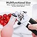 Can Opener Manual, COKORA Can Openers Hand Held with Comfort Anti-Slip Handles, Heavy Duty Stainless Steel Can Opener Smooth Edge and Bottle Openers, Easy Turn Can Openers for Seniors, Kitchen, Black