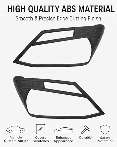 Protector de luz para accesorios Isuzu Dmax de alta resistencia Blade 2pzs 2