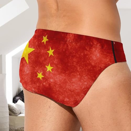 Zakqeik Mens Swim Brief Bikini Brazilian Flag Beach Athletic Swimwear Briefs Sports3