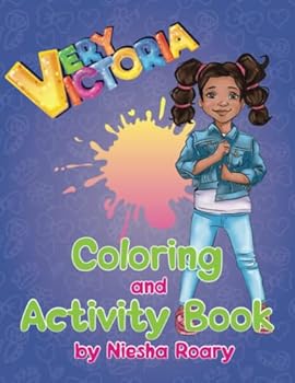 Paperback Very Victoria Coloring and Activity Book