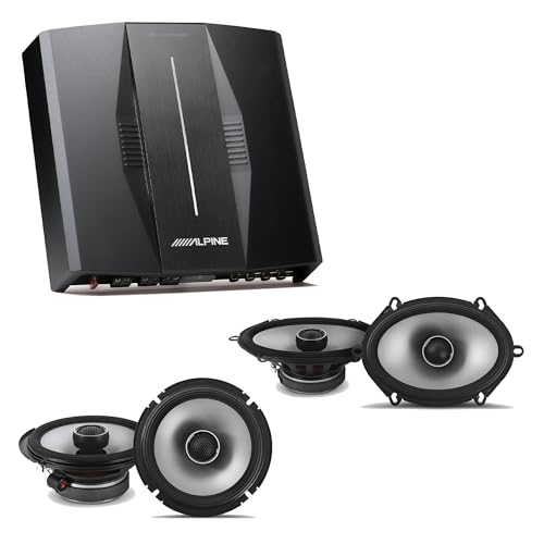 Image of Alpine PXE-C80-88 OPTIM8 8-Channel Hi-Res Digital Sound Processor Amplifier w/ S2-S68 & S2-S65 Bundle