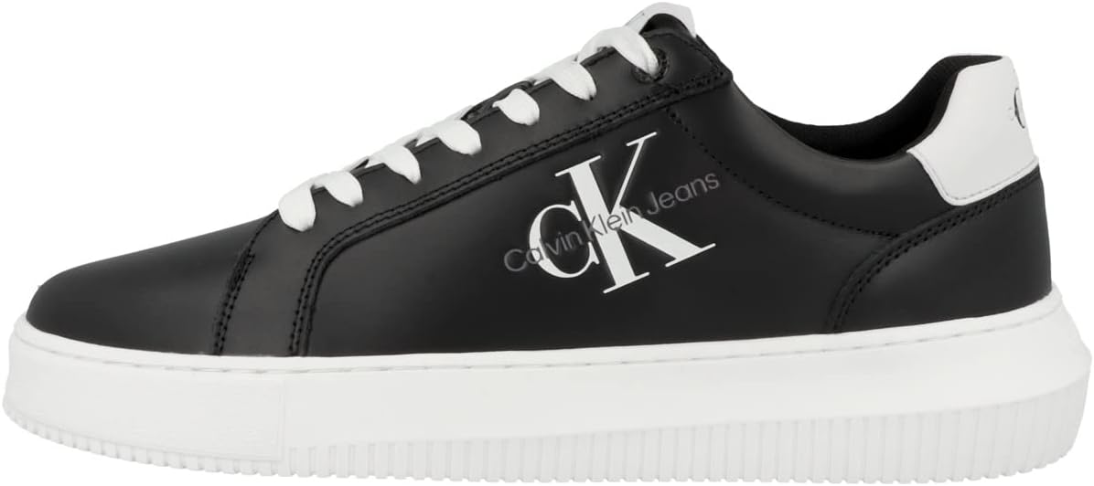 Calvin Klein Mens Cupsole Chunky Leather Trainers