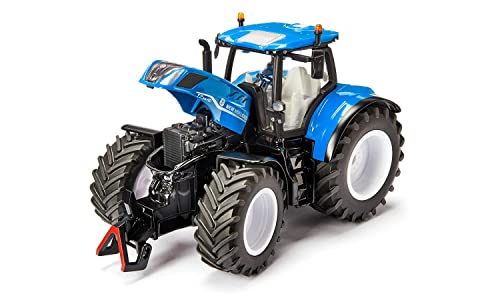 Siku New Holland T7.315 HD 1:32 Scale 3291 | Diecast Metal & Plastic Toy Vehicle Replica | Front Weight, Removable cab, Movable axle, Opening Bonnet, Tow Hitch | Collectible Farmer Series by Siku - Used condition - Image 3
