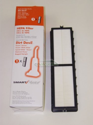 1 X Smart Choice Dirt Devil Vision HEPA Exhaust Filter, Fits Dirt Devil F29, 3690320001, 3-690320-001