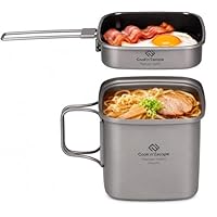 Amazon | COOK'N'ESCAPE チタン角型クッカーセット 1100mlポット
