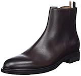 Leder: cowhide leder BOSS Herren Firstclass_Zipb_ltzp Ankle Boot, Dark Brown201, 42 EU