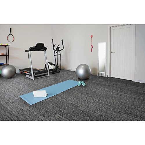 Image of Mohawk Advance 36 inch x 12 inch Berber (Loop pile), 0.11 inch Pile Height, Carpet Tile, PET Fiber, Cross Walk Color, (24 Tiles), (72 sqft /carton)