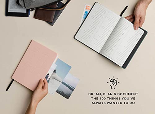 Carnet de mindmap MiGoals A5 rose avec journal de liste rigide - 2