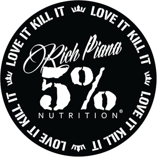 Rich Piana 5% Nutrition Decal | Gym Workout Stickers for