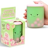 Boxer Gifts Matcha Squishy Toy, Strawberry-Scented Boba Stress Toy