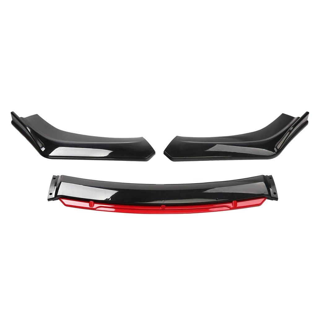 Auto Spoiler Frontali per Alfa Romeo Mito 2008-2019,Anticollisione Paraurti Anteriore Spoiler Lip Splitter per Il Mento sul Labbro Accessori Modificato,A-Red