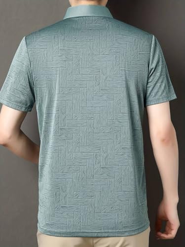 Image of TOPLOT T Shirt for Men || Men Casual T-Shirt || Regular Fit || Printed Polo || Available in Combo Packs (Printed-Polo-5218)