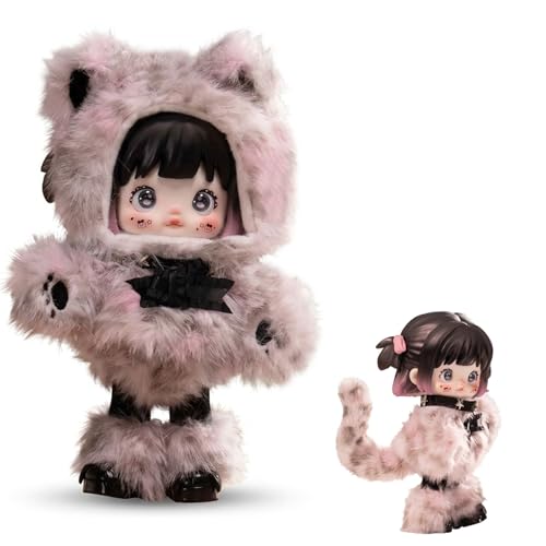 Fesuphy Nommi Blind Box BJD Doll, Nommi Forest Kingdom Series with Joint Movable, Removable Clothes & Accessories, Collectible Nommis Gift for Adults & Fans, Single Box (1 of 7 Possible Styles)