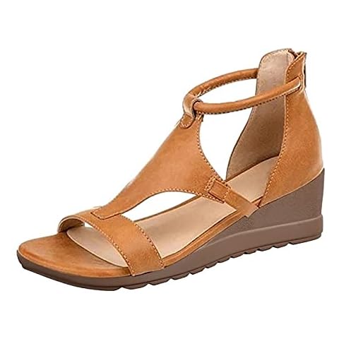 BTKD Sandales Compensées Femme Cover