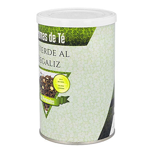 Aromas de Té, Té Verde al Regaliz/Green Tea en Bolsitas, 20 Pirámides - Imagen 3