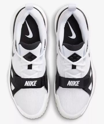 Nike Air Zoom Diamond Elite Turf Men's Baseball Shoes White Black FN4250-100 Size 134