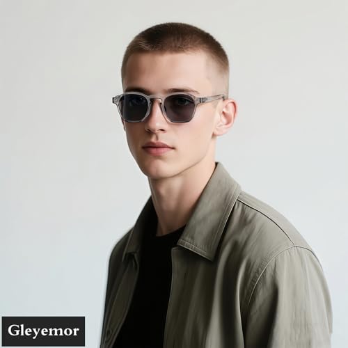 Image of Gleyemor Fashion Sunglasses for Men Women Tortoise Shell Sunglasses Trendy Unisex Style UV400 Protection Shades