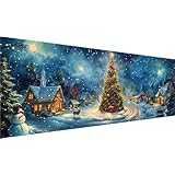 ダイヤモンドアート クリスマス 100x40cm ダイヤモンドアート 大きいサイズ 全面貼り付けタイプ ダイヤモンドペインティング ツリー ダイヤモンドアート 初心者 人気 子供 大人 ビーズ刺繍 キット ダイヤモンドアート キット 上級者 芸術品 家用装飾