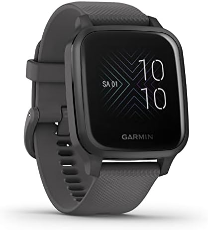 Garmin Venu Sq – wasserdichte GPS-Fitness-Smartwatch mit 1,3" Touchdisplay, Gesundheitstracker & Sport-Apps, Herzfrequenzmessung, Schlafanalyse, 6 Tage Akkulaufzeit, kontaktloses Bezahlen