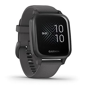 Garmin Venu Sq – wasserdichte GPS-Fitness-Smartwatch mit 1,3″ Touchdisplay, Gesundheitstracker & Sport-Apps, Herzfrequenzmessung, Schlafanalyse, 6 Tage Akkulaufzeit, kontaktloses Bezahlen