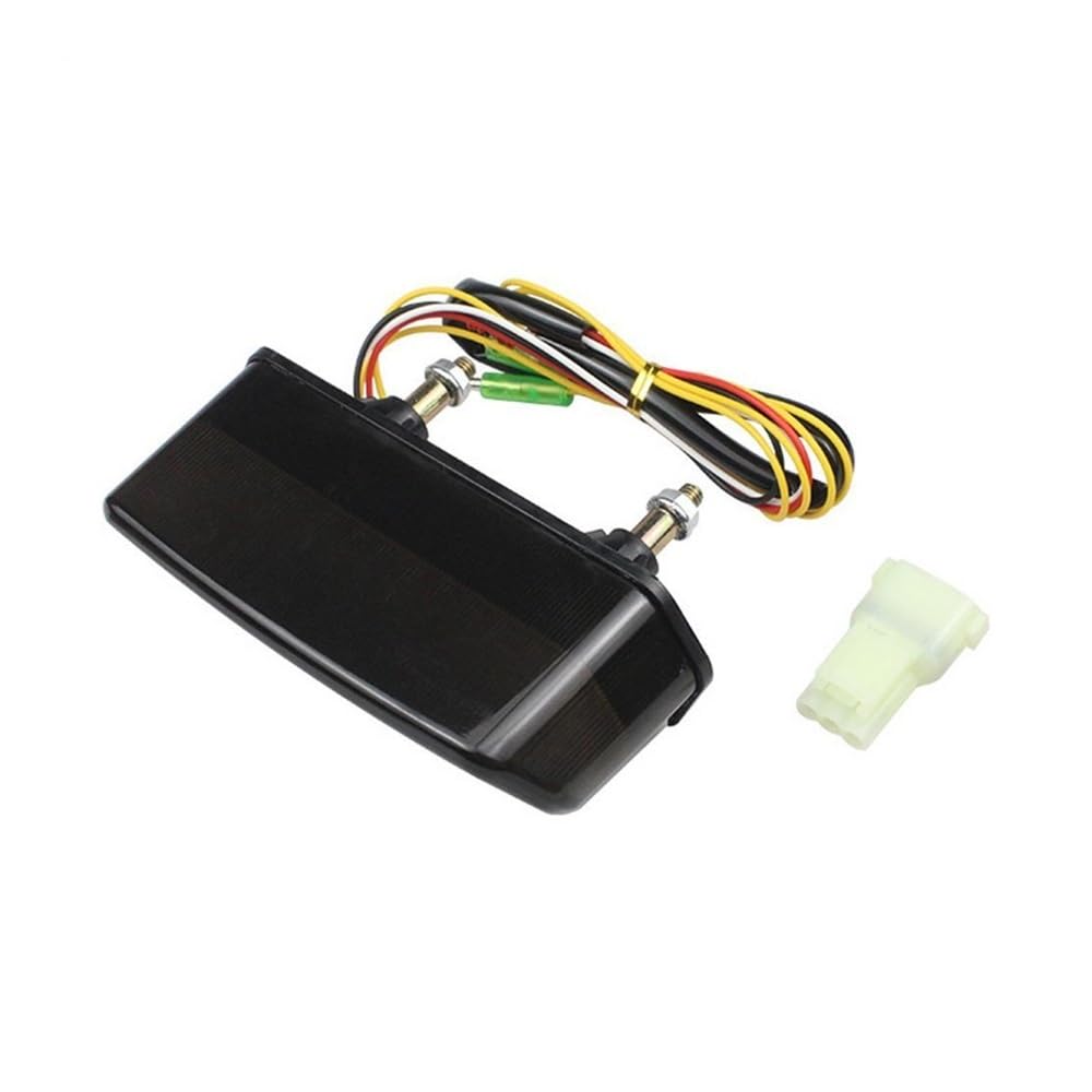 Feux arriere moto LED avec clignotants et feu stop universel - 8