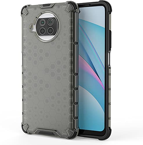 Image of Glasgow | for Mi 10i 5G Stylish Look Pattern Back Case Cover for Mi 10i 5G - Black
