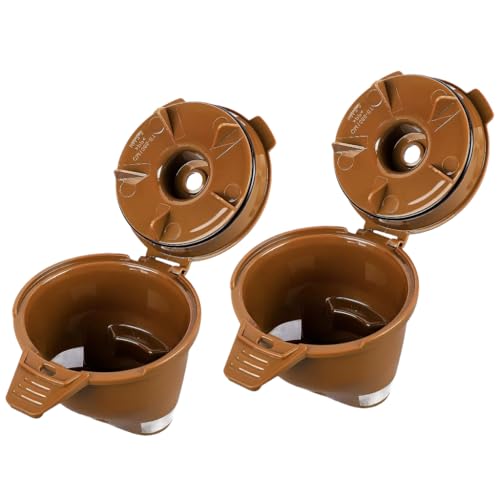 Image of 2 Pack-Reusable Single Serve Coffee Filter Coffee Brew Basket for Hamilton Beach FlexBrew Coffee Maker Models 49974 49975 49976 49979 49950 49966 49957 49954 49947 49940 Filter Part