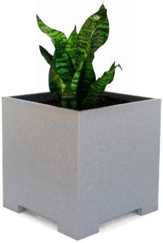 Eco Cube Planter - 12" x 12" x 12" Gray