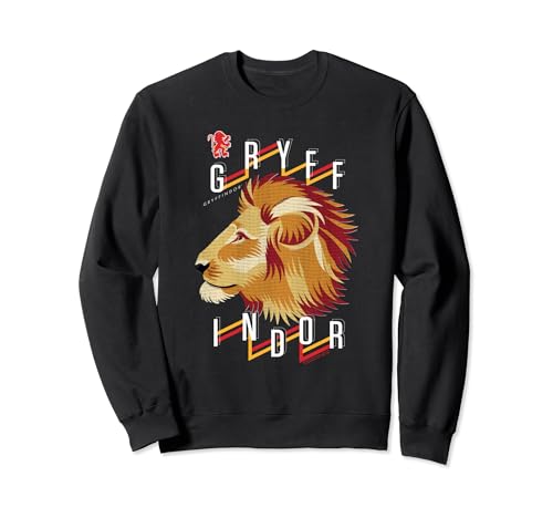Harry Potter Gryffindor Textured Lion Headshot Sweatshirt