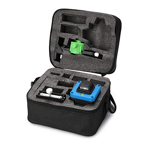 mewmewcat Teclas tocadas Multifuncional 16 Green Line Leveler Instrumento de medição de nível de 360