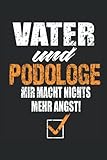 Vater und Podologe: Notizbuch A5 Punktraster - zum planen, organisieren und notieren