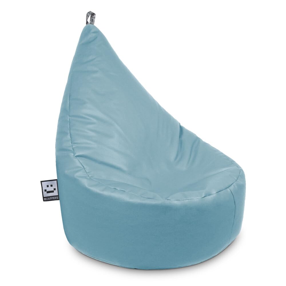 Happers Pouf Enfant Salon ou Chambre Fauteuil Bleu Ciel