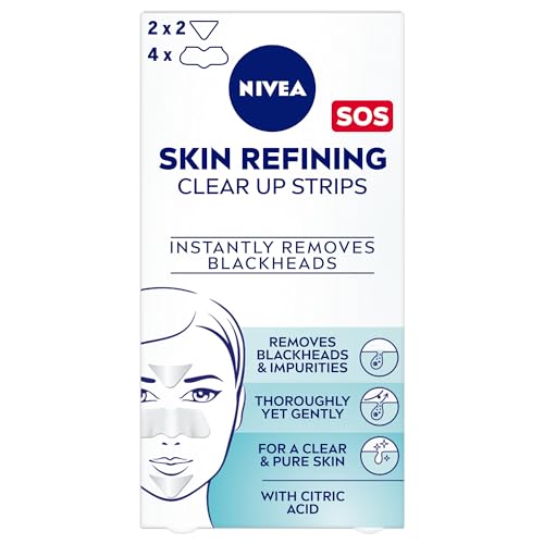 NIVEA Face Strips Unclog Pores Instantly Skin Refining Clear-Up Citrid Acid