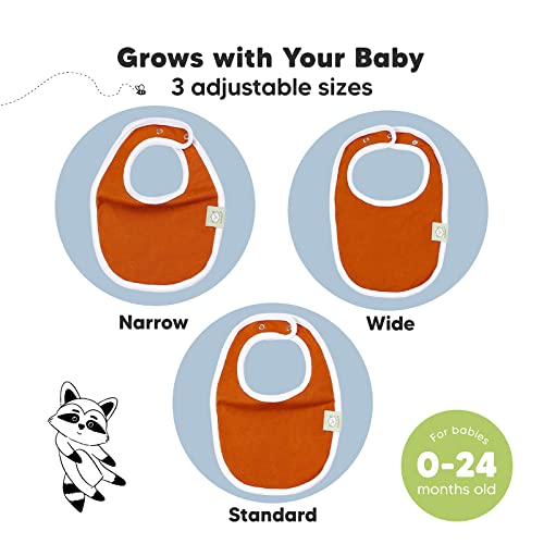 Keababies 5-Pack Muslin Burp Cloths For Baby Boys, Girls And 8-Pack Organic Baby Bibs For Girls & Boys - Organic Baby Burp Cloths - Teething Baby Bibs For Boy, Girl - Burp Clothes For Baby Girl #TOP7