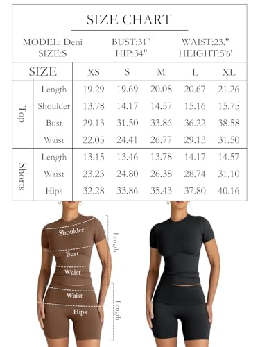 Trendy Queen Womens 2 Piece Workout Sets Short Matching Lounge Sets Summer Clothes Going Out Gym Outfits - Image 8