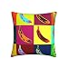 Poszewki na poduszki dekoracyjne styl pop art banan dekoracyjna poszewka na poduszkę z zamkiem błyskawicznym na sofę pokrowiec 30 x 30 cm