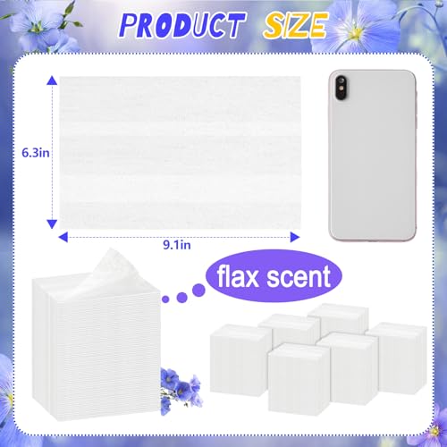 Image of 600 Count Dryer Sheets Bulk Fabric Softener, Fresh Linen Scent