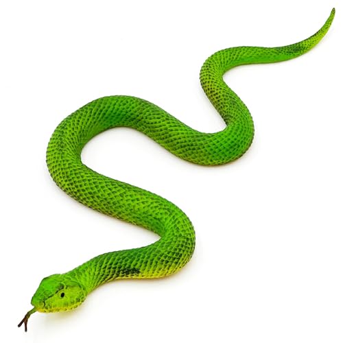 SUPER TOY Realistic Snake Toy for Kids Rubber Snake Prank Toy for...