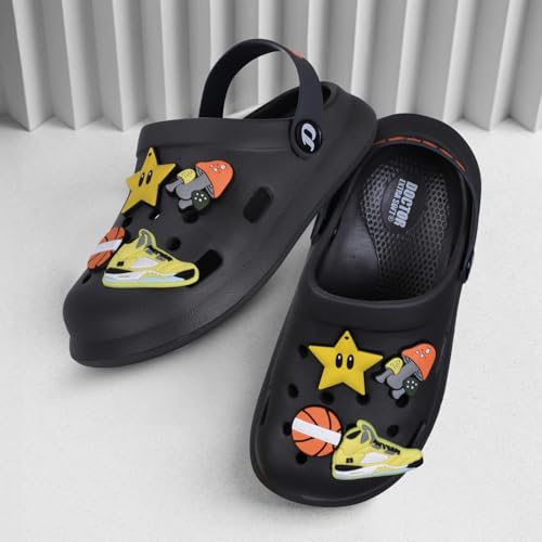Image of DOCTOR EXTRA SOFT Unisex-Child Kids Classic Ultra Soft Clogs /Sandals with Adjustable Back Strap| Comfortable & LightWeight| Stylish & Anti-Skid| Indoor & Outdoor Casual Sports Mules Boys & Girls D-529