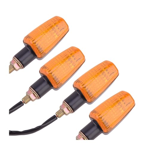 Clignotant pour avant arrière moto universel 12V indicateurs ambre 10mm