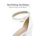 DREAM PAIRS Women's Chunk Low Heel Pump Sandals,Size 9,White/Pu,CHUNK