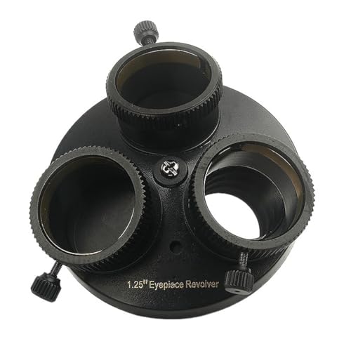 Oculaire triple 1.25 pouces avec base de commutateur pour télescope astronomique de loisir