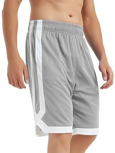 TopTie Herren Sport Shorts, Basketball Trainingsshorts Kurze Sporthose mit...