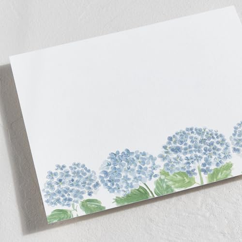 image for Minted Hydrangea Love Stationery Cards, 10 Count, Blank Cards and Enve