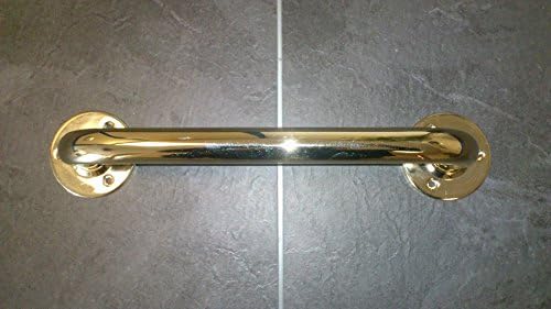 Antique Gold Look 25mm Polished Brass Grab Rail Handle Bar 24"