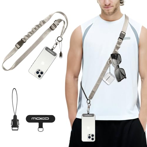 MoKo Universal Phone Lanyard, Nylon Adjustable Cell Phone...