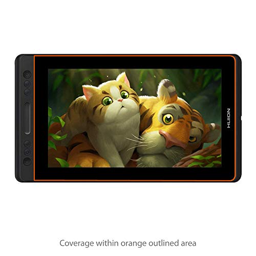 Protector de pantalla BoxWave para Huion Kamvas Pro 13 GT-133 2-Pack miniatura 3